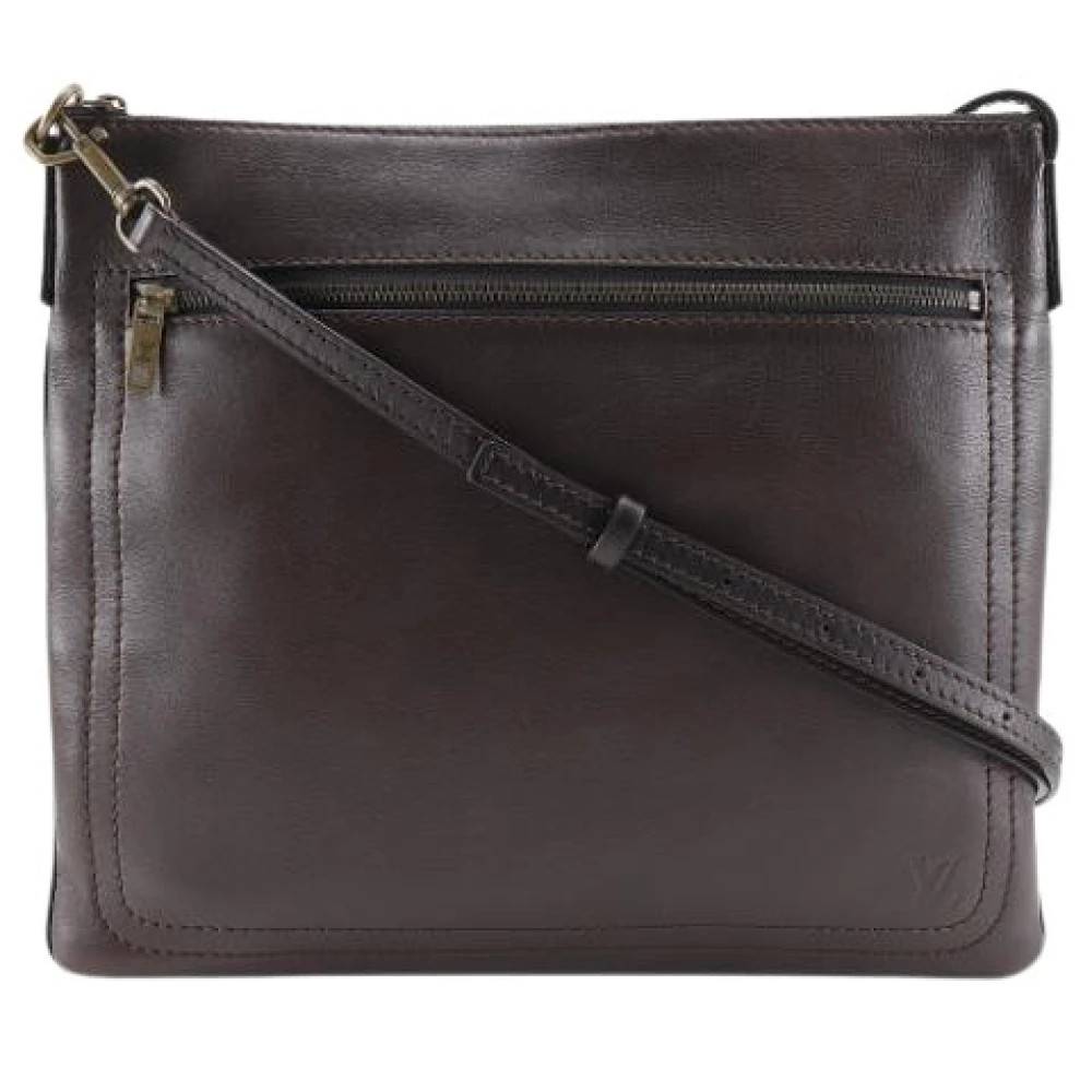 Louis Vuitton Vintage Pre-owned Sac Plat Crossbody Taske - Vintage - Herre - Brun - ONE SIZE - Uld