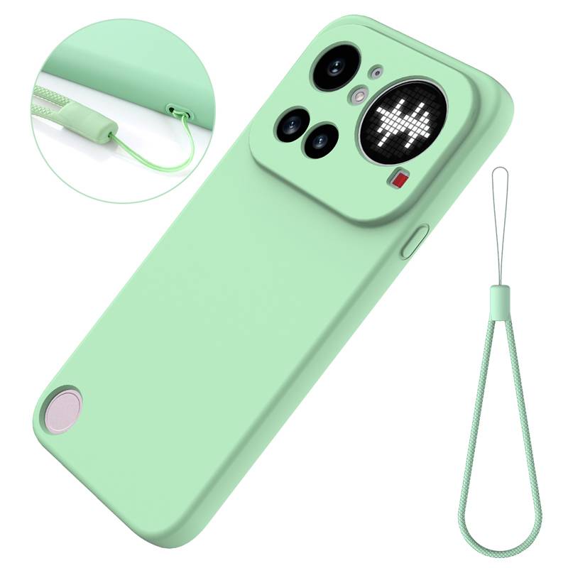 For Nothing Phone (4a) Pro Case Soft Premium Liquid Silicone Strap Cover with Flocking inside for Nothing Phone 4A Pro
