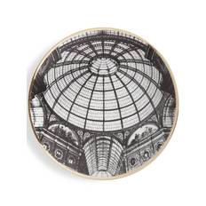 Fornasetti - Galleria de Milano tallrik - unisex - porslin - one size - Svart