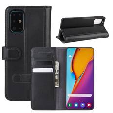 Ægte Læderetui Samsung Galaxy S20 Plus Sort