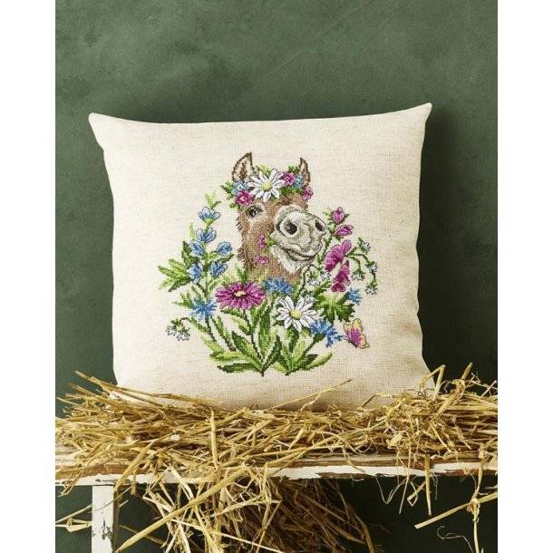 Æsel i Blomst, pude