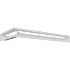 Ventilkåpa LUFT hörn höger 40x80x9 vit vit