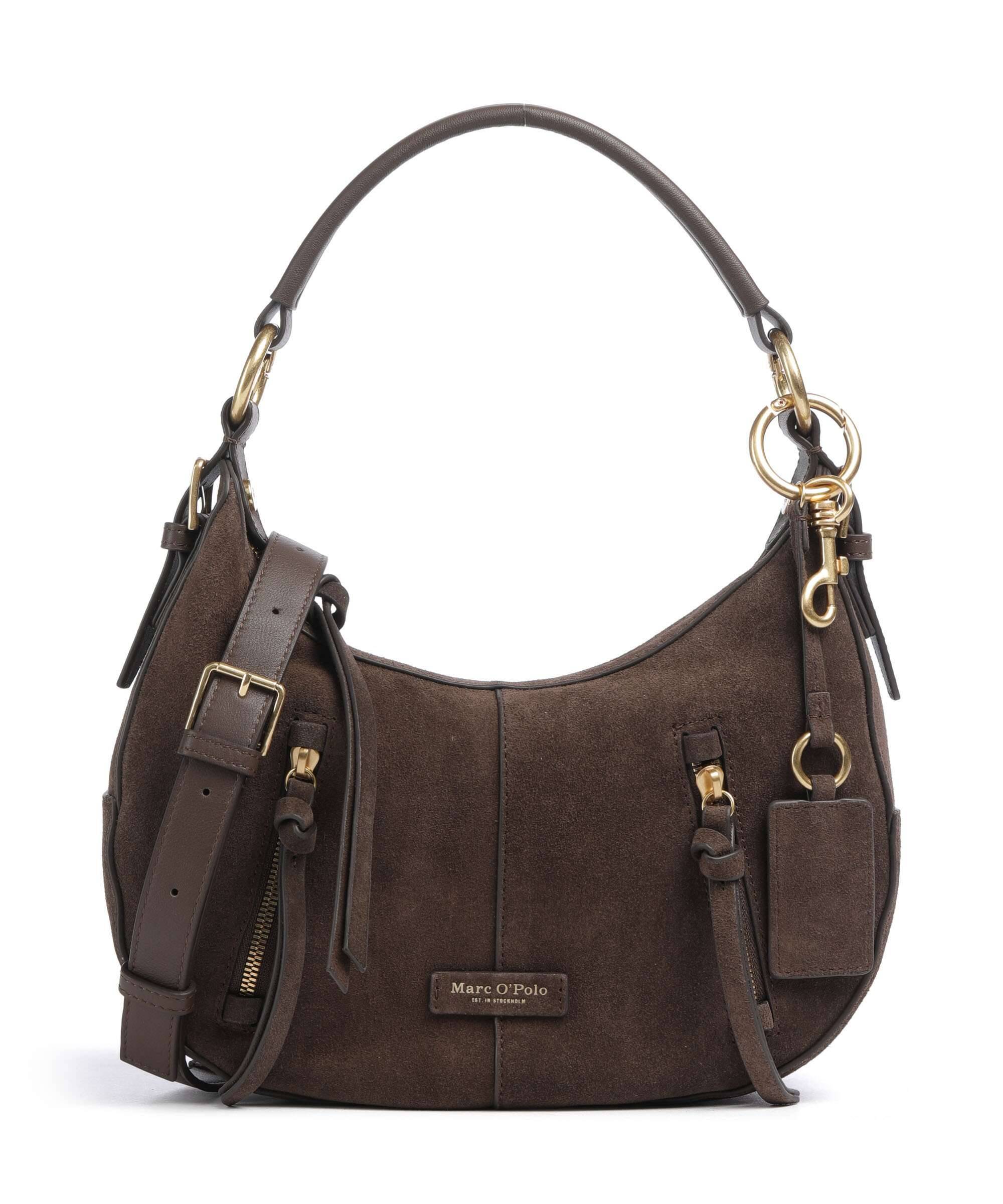 Marc O'Polo Pernille S Skuldertaske coffee brown