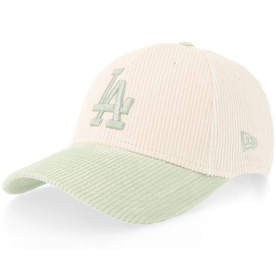 New Era - MLB Beige adjustable Keps - Kids Los Angeles Dodgers Corduroy 9FORTY M-Crown Chrome/Shoft Green Adjustable @ Hatstore