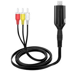 USB 2.0 Video Capture Adapter. Digitaliser VHS og Video med Lyd. Plug & Play til PC og Mac