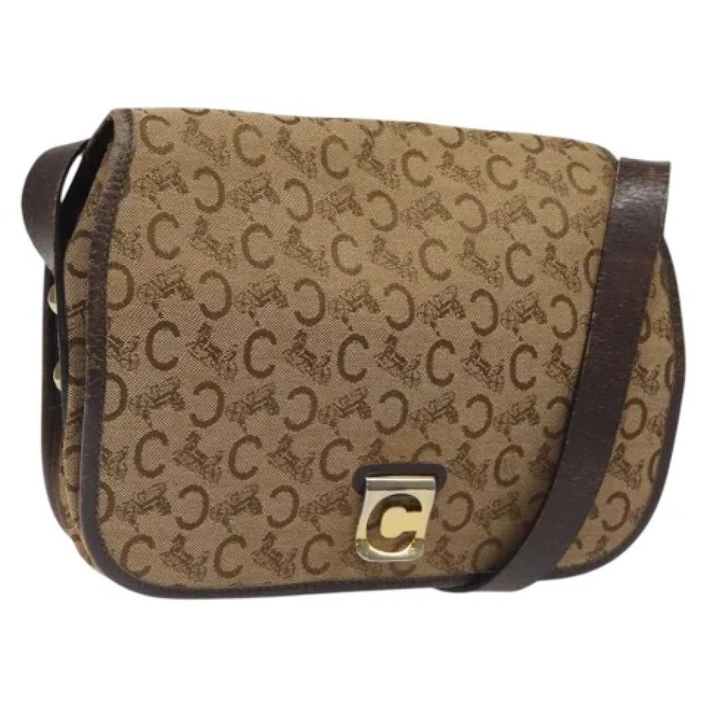 Celine Vintage Pre-owned Canvas celine-tasker - Vintage - Dame - Brun - ONE SIZE - Uld