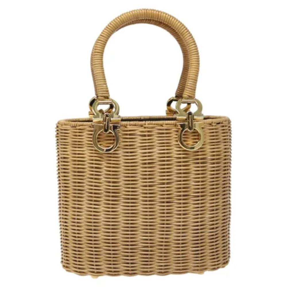 Salvatore Ferragamo Pre-owned - Pre-owned Tyg handvskor Vintage - Dam - ONE Size -