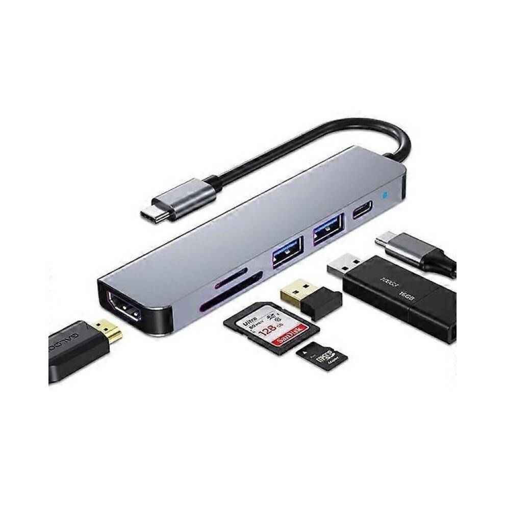 USB C HUB, Multiport USB C Adapter for MacBook Pro and Air Accessories