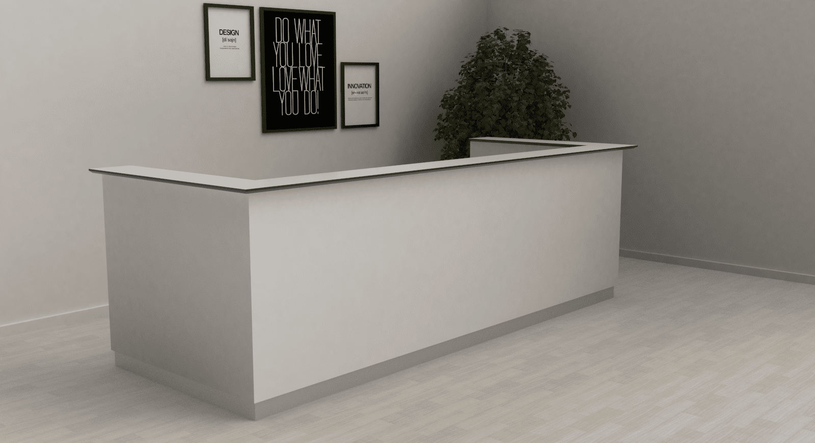 Cube Skranke, modulopbygget - 440 x 110 cm.
