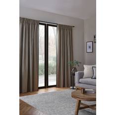 Next Aubrey Tweed Velour Trim Stofgardiner Foret Gardiner168 x 229cm