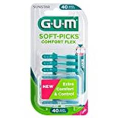 Gum Soft-Picks Comfort Flex large 40 stycken förpackning, 3-pack (3 x 40 stycken)