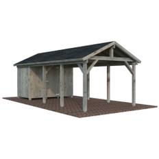 Carport, Robert, 23,1 m², grå