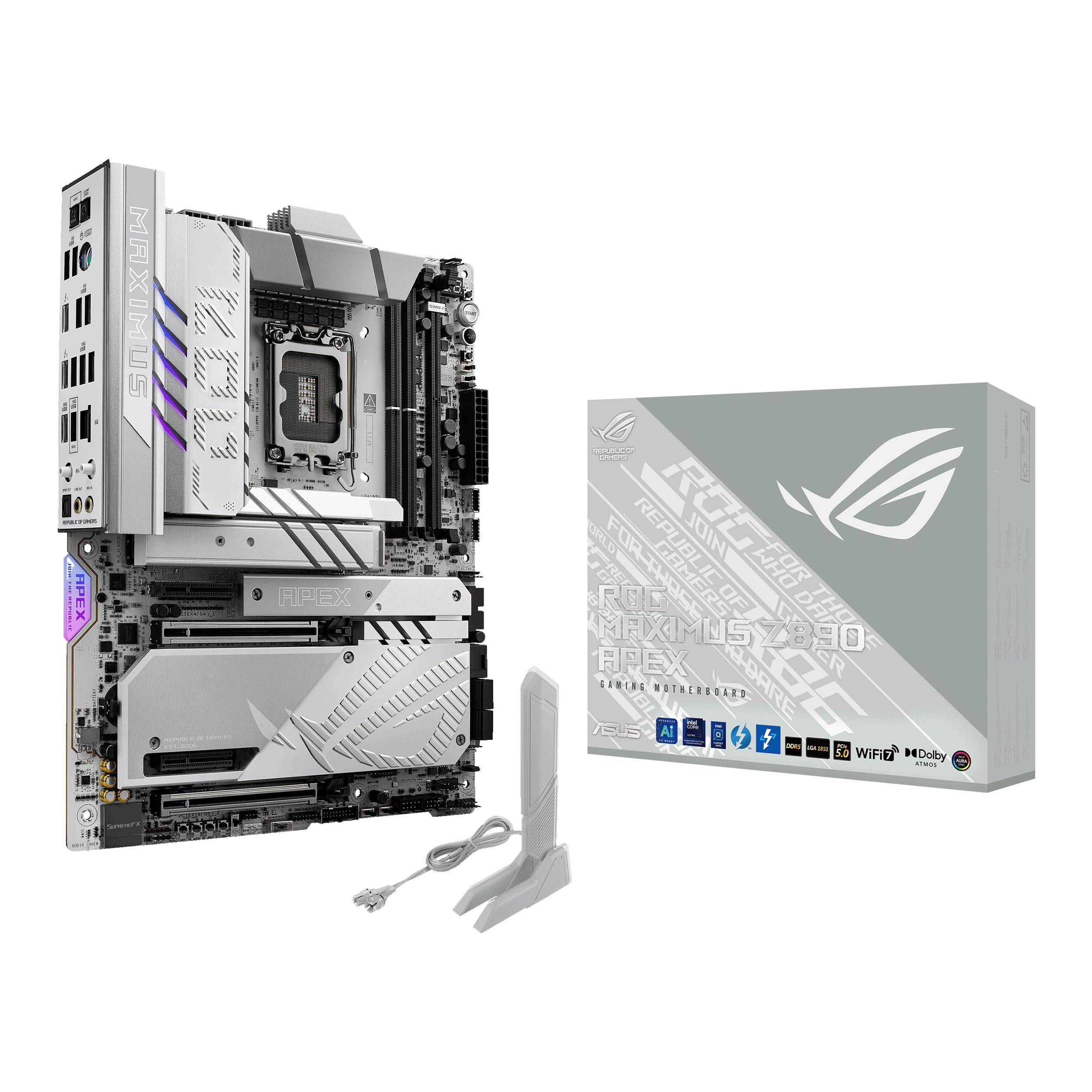 ASUS ROG MAXIMUS Z890 APEX intel Core Ultra Processorer kompatibel med LGA 1851 Z890 DDR5 ATX inhemsk auktoriserad distributörprodukt (serie 2)