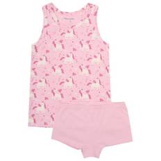 Minymo Kid's Underwear Set AOP Hverdagsundertøj Børn størrelse 104 farve pink