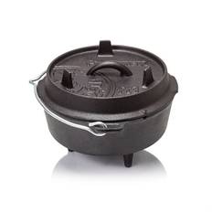 Petromax Dutch Oven, støbejernsgryde med 3 ben