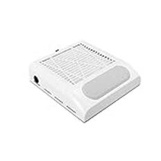 GC GLOBALCOMMERCE B02 Bordsdammsugare för naglar, vit, W, 80 decibel