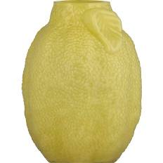 Citron glasvase H: 16,5 cm - gul