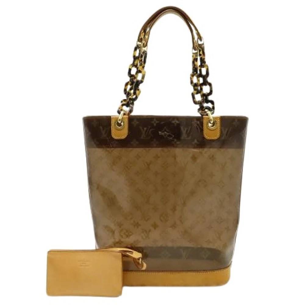 Louis Vuitton Vintage - Pre-owned Monogram Vinyl Cabas Ambre MM Tote Bag Vintage - Dam - ONE Size - Läder