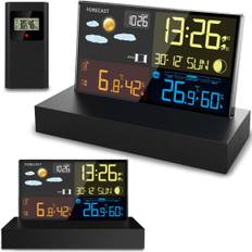 Vejrstation med display BD-912 sort