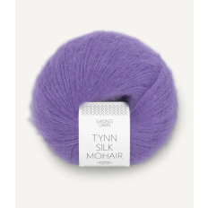 Sandnes - Tynn silk Mohair Farve 5235 Passionsblomst