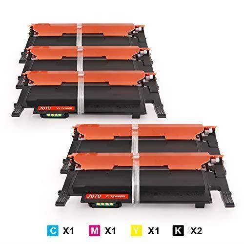 JOTO CLT-406S Compatible Cartouches de Toner pour Samsung CLT-406S CLT-K406S CLT-C406S CLT-M406S CLT-Y406S Utilisé avec Samsung CLP