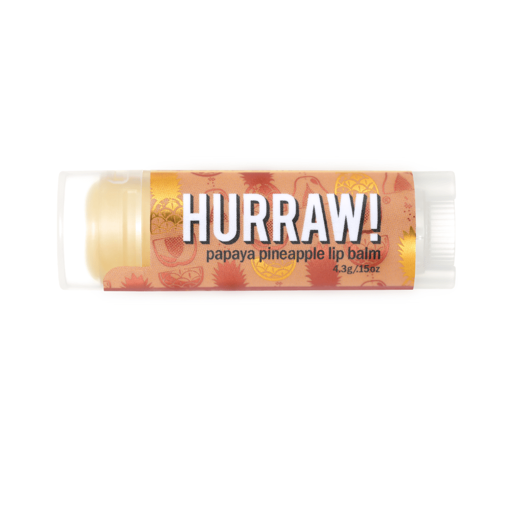 HURRAW Lip Balm. Papaya & Ananas