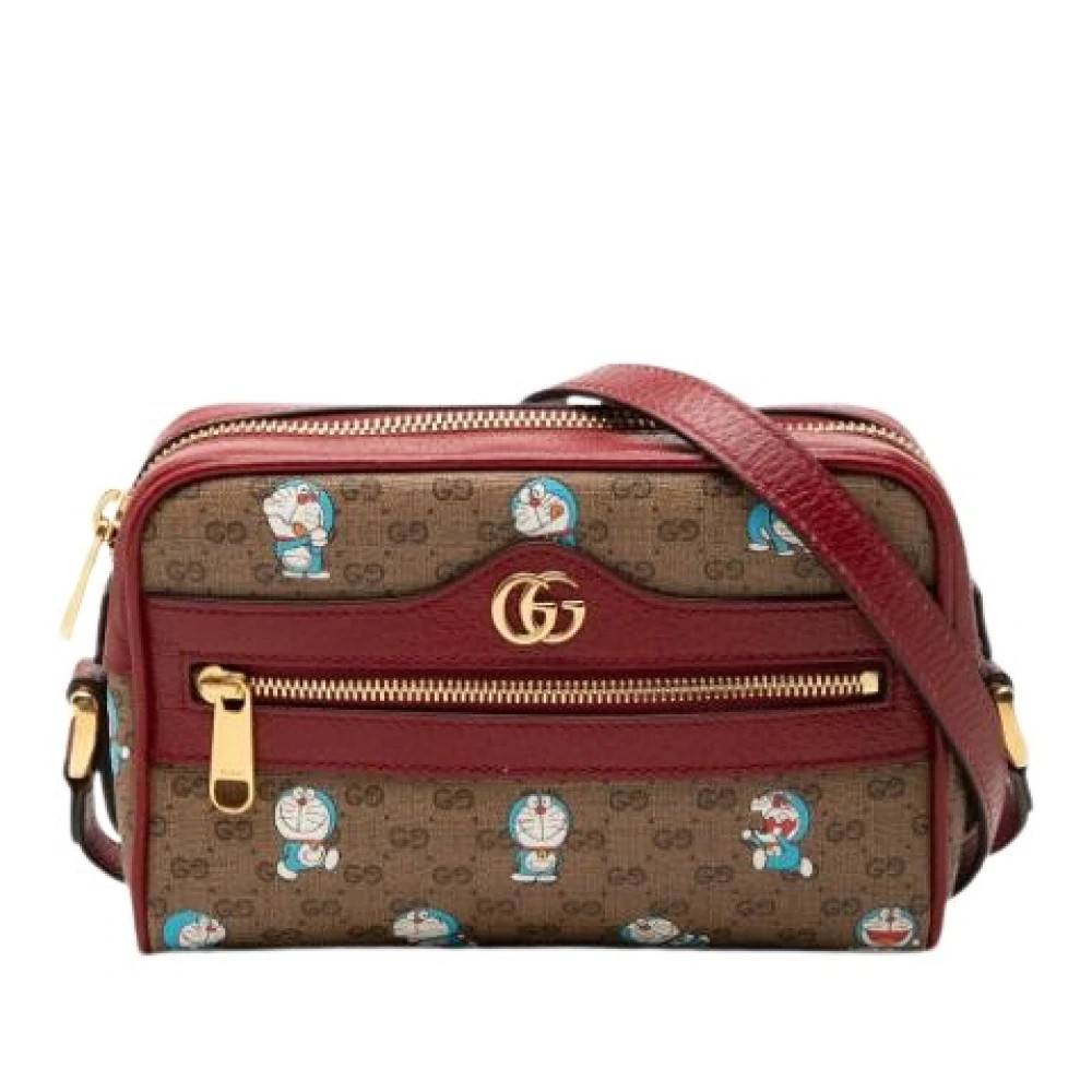 Gucci Vintage Pre-owned Vintage Crossbody Bag - Vintage - Dame - Flerfarvet - ONE SIZE - Læder