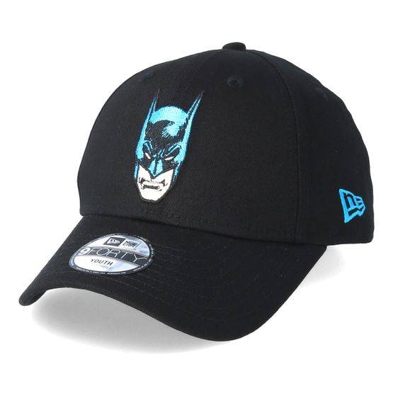 New Era - Svart adjustable Keps - Kids 9Forty Batman Face Black Adjustable @ Hatstore