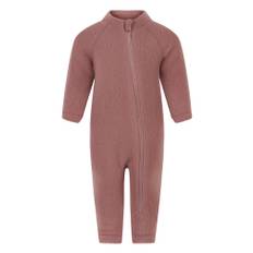 Mikk-Line merino wool suit w/zip - Burlwood