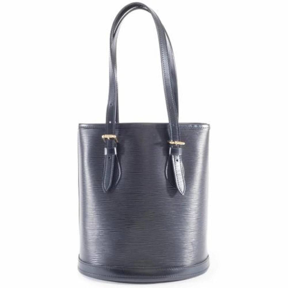 Louis Vuitton Vintage Pre-owned Vintage Bucket Bag - Vintage - Dame - Sort - ONE SIZE - Læder