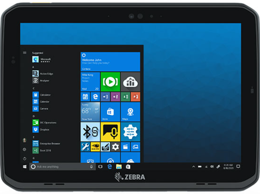 Zebra ET85, 12'', SE4107, FPR, 5G, i5, 16GB/256GB, Win 11 Pro