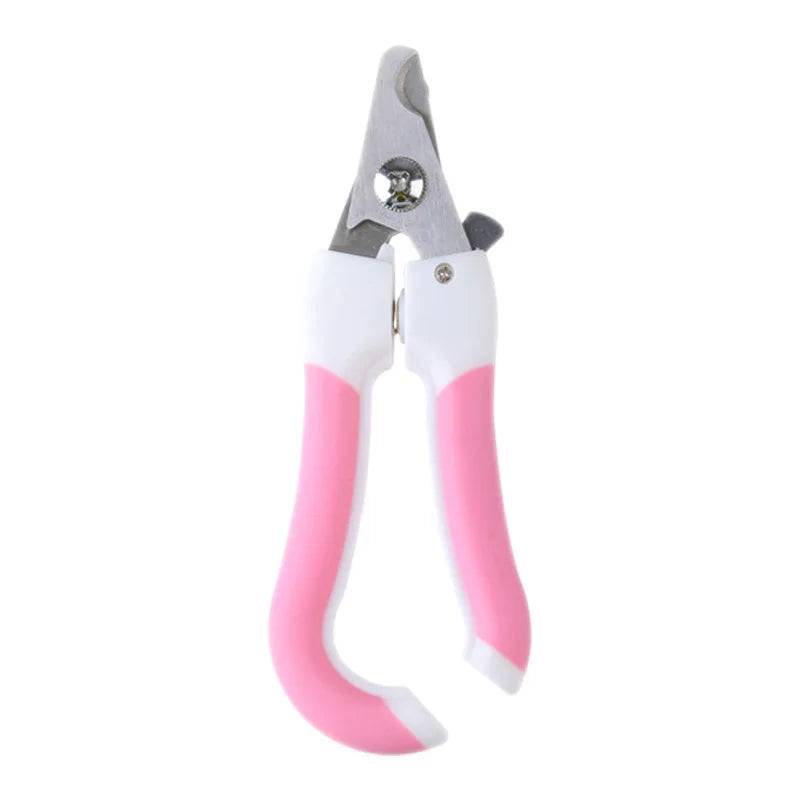 Professional Stainless Steel Pet Nail Clipper for Dogs & Cats - Pink / 14.5x5.5cm (14.5x5.5cm)