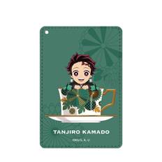 Anime “Demon Slayer: Kimetsu no Yaiba” Tanjiro Kamado Mini Chara Tea Cup Ver. 1 Pocket Pass Case