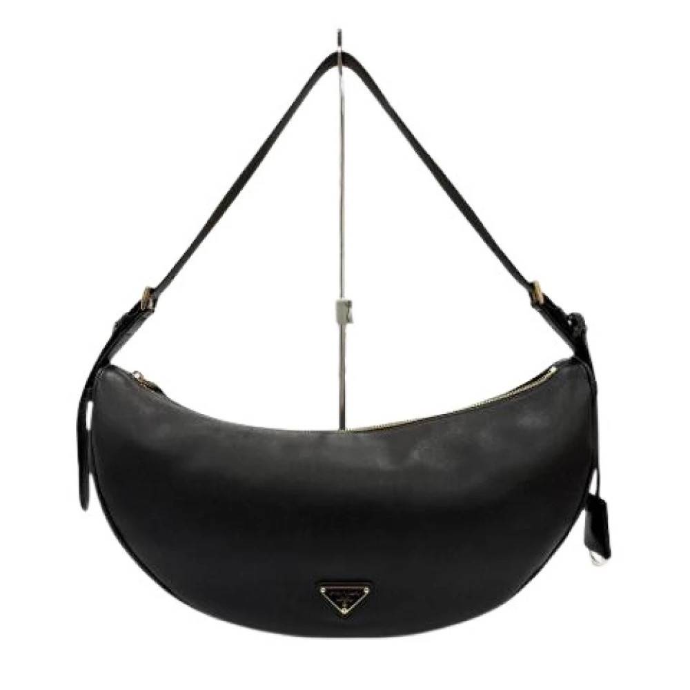 Prada Vintage Pre-owned Vintage Skuldertaske - Vintage - Dame - Sort - ONE SIZE - Uld