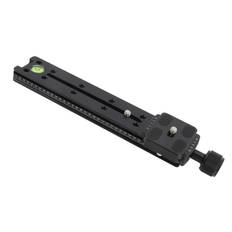 Rail Nodal Slide Clamp Aluminum 14inch Screw Scale Level for Arca Nodal Slide Quick Release Clamp