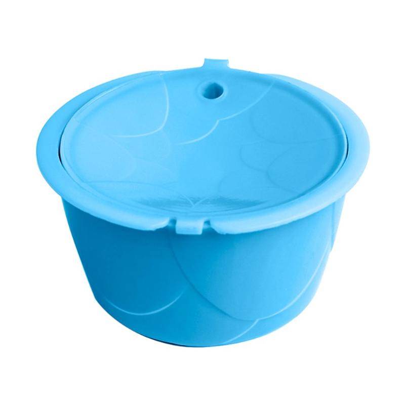 1pc återanvändbart kaffekapselfilterfilter för dolce gusto kapselmaskin kaffefilter kaffetillbehör - Blå