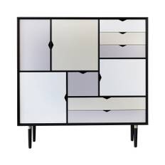 S3 Cabinet - Black Oak/Multicolor