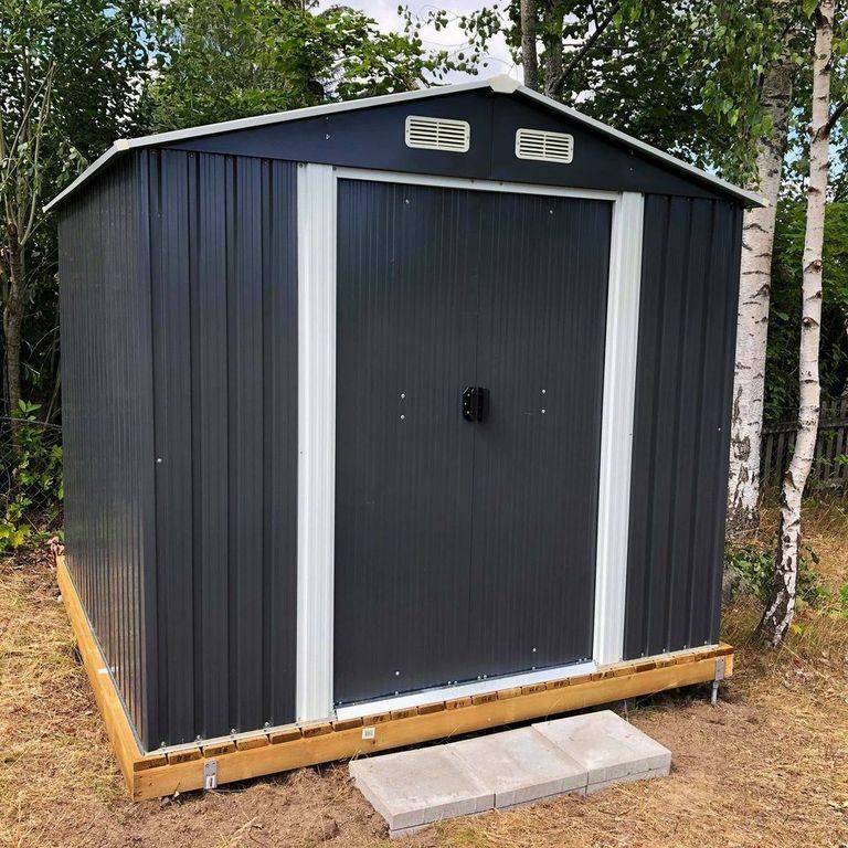 Metalcraft Haveskur, 9.1m², antracit