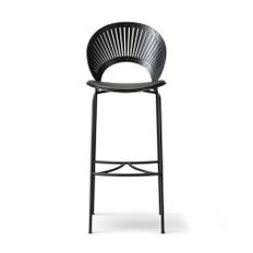 Fredericia Furniture Trinidad Barpall Klädd Sits Black Ash, Omni 301 & Black