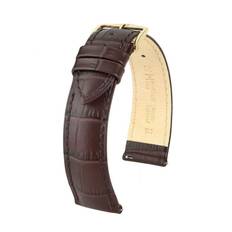 Hirsch Duke 13mm Medium Brun/Guld Klockarmband