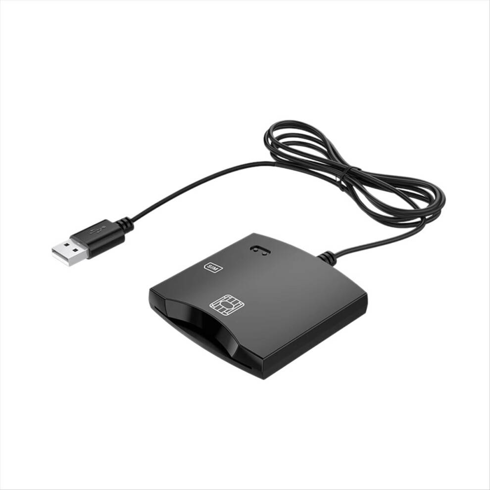 USB Smart Card-læser CAC Bankkort ATM Skattebetaling IC-kort SIM-kort