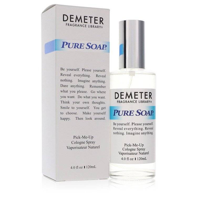 Demeter Pure Soap by Demeter Cologne Spray 4 oz for Women, Fresh and Clean Fragrance - 4 oz / 120 ml / Alcohol, Amber, Woody, Aldehyde, Oils