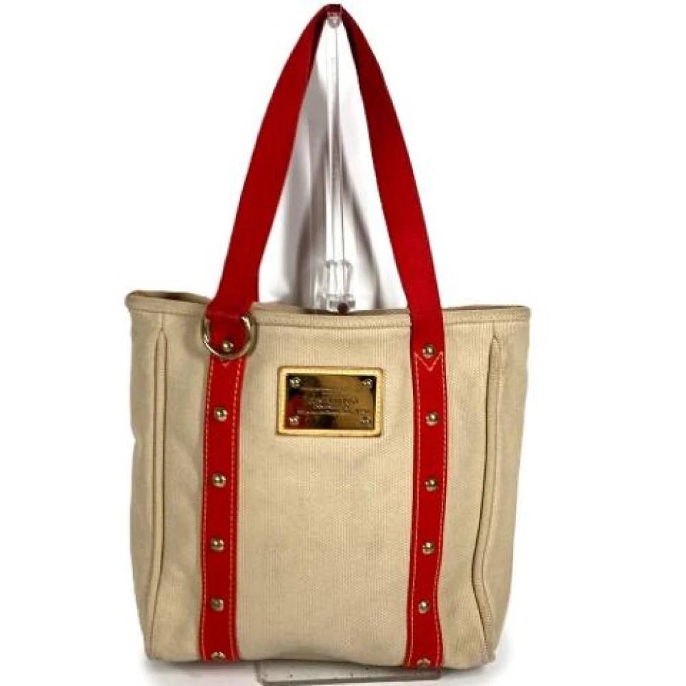 Louis Vuitton Vintage Pre-owned M40035 Tote Bag - Vintage - Dame - Beige - ONE SIZE - Uld