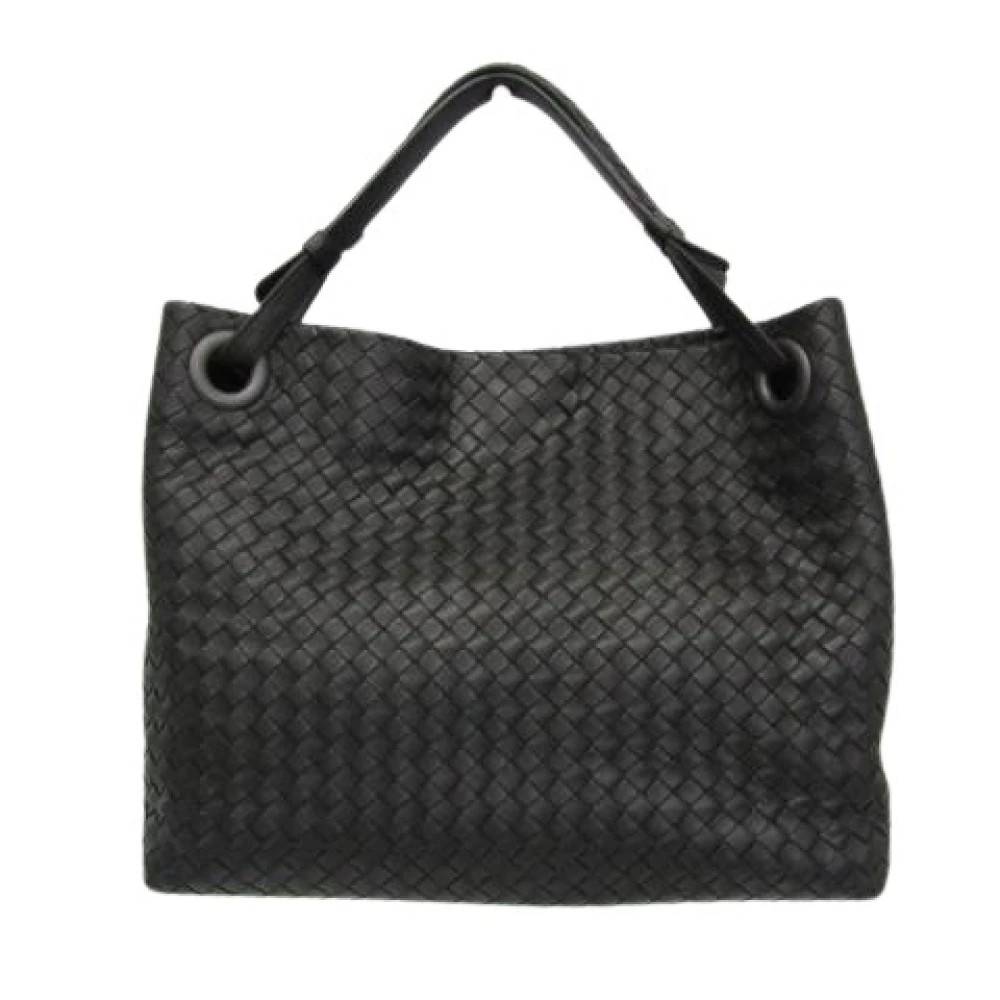 Bottega Veneta Vintage Pre-owned Medium Garda Taske - Vintage - Dame - Sort - ONE SIZE - Læder