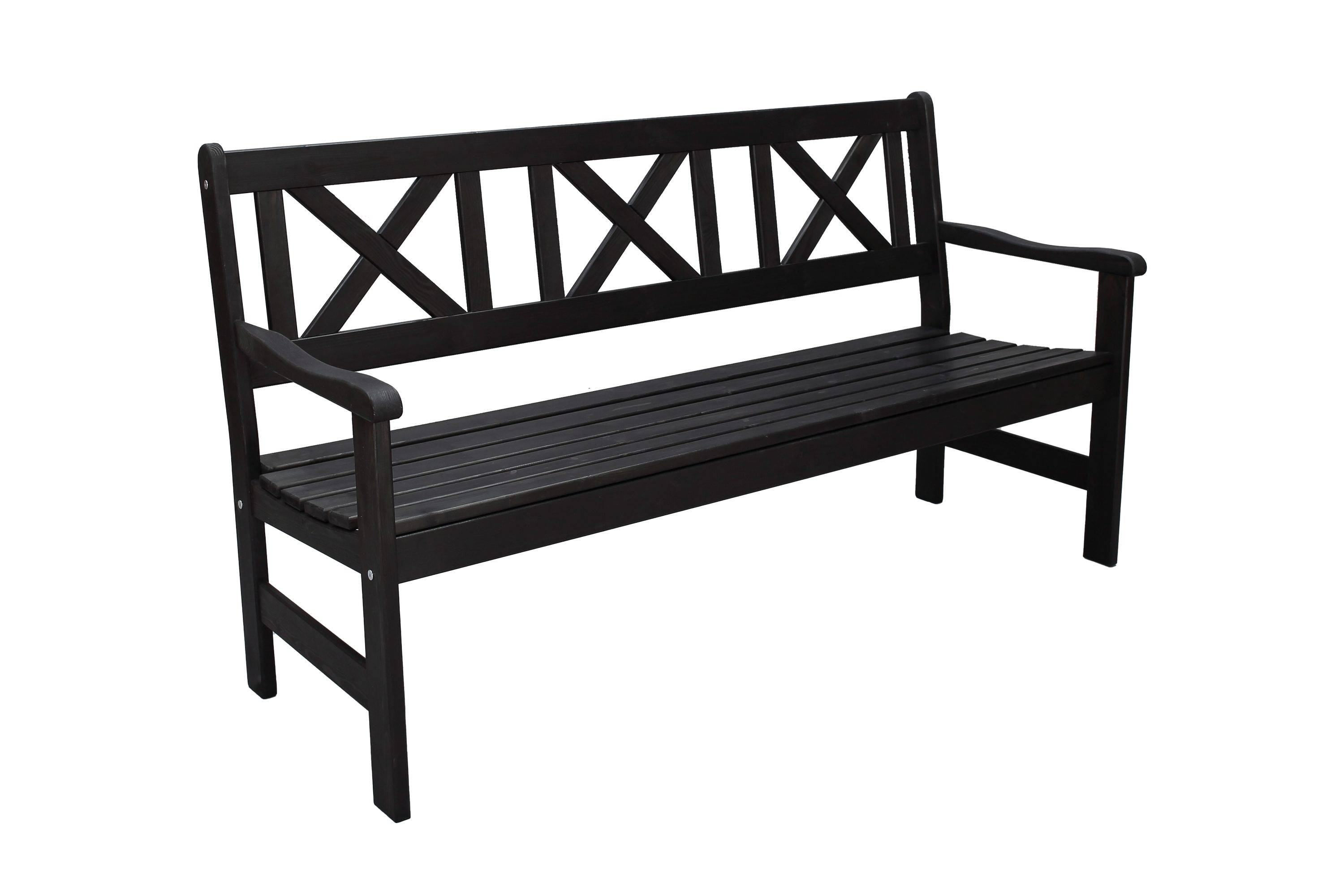 Olivo 3-sits Utesoffa - Kaffesvart Loungesoffa