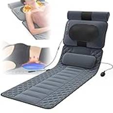 Helkroppsmassage med värme, multifunktionell massagemadrass, full kroppsmassager för nacke och rygg, ländryggmuskelavslappning, vikbar förvaring Learned extensively