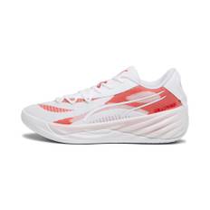 Puma All-Pro NITRO Team Basketball Shoes, White, Size 41, Shoes - Red - 41