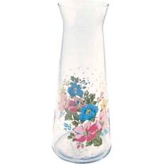 GreenGate Glass Carafe Josefina White 1 Liter