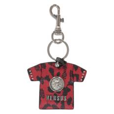 Versus Versace, Accessoarer, unisex, ONE Size, Läder, Stilig läder nyckelring med logodetalj