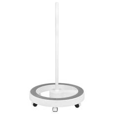 Elegant vit lampfot